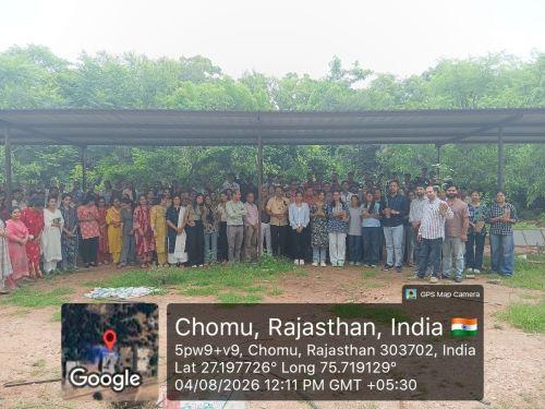 एक पेड़ मां के नाम MJF आयुर्वेद कॉलेज में वृक्षारोपण का कार्यक्रम